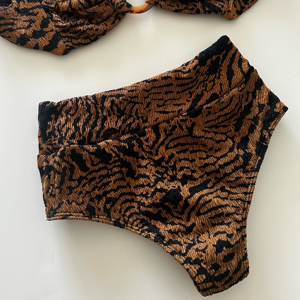 Montce high-rise swim bottoms. L